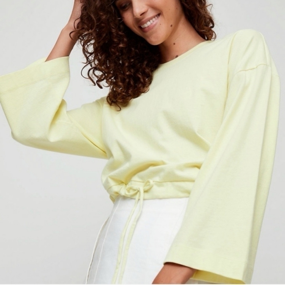 Wilfred Fluro Lime Axel Top Size XS